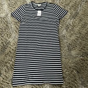 JCrew New With Tags XXS striped tshirt dress